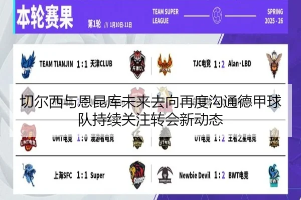 切尔西与恩昆库未来去向再度沟通德甲球队持续关注转会新动态